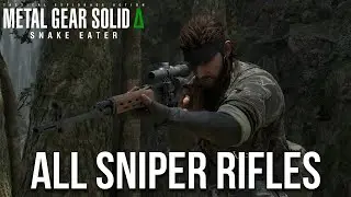 MGS Delta sniper rifle locations: Mosin Nagant and SVD (tranq sniper and lethal)