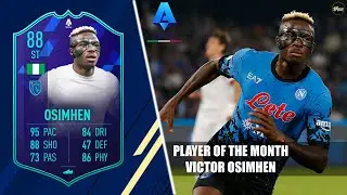 BEST VALUE CARD?!? | FIFA 23 POTM VICTOR OSIMHEN PLAYER REVIEW | 88 POTM VICTOR OSIMHEN REVIEW