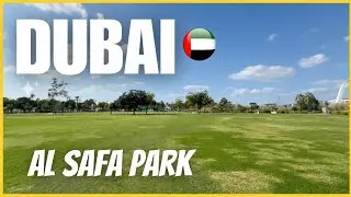 DUBAI, Al Safa Park The most peaceful place in the Center of the City! Walking Tour