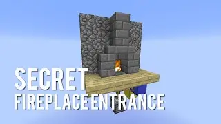 Redstone: Secret Fireplace Entrance [Tutorial]
