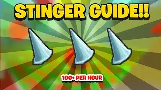 How to Get STINGERS Fast In Bee Swarm [100+ PER DAY]