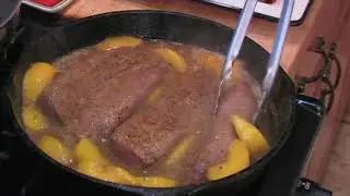 Cooking on the Wildside   Antelope Tenderloin w Peach Brandy Sauce