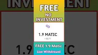 FREE 1.9 Matic Coin Withdrawal| Maticpick.io Strategy| Maticpick.io Level Increase| #matic #polygon