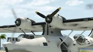 PBY 5A Engine Start