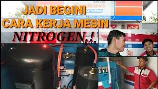 CARA PENGGUNAAN MESIN NITROGEN DAN CARA KERJA MESIN NITROGEN || ternyata begini😮