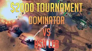 DoMiNaToR vs HsnLeb $2000 tounry plus 2v2v2, 1v1 Pro Games - Generals Zero Hour