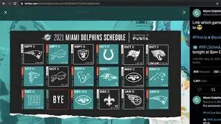 Miami Dolphins 2021 Schedule Breakdown!!!! Playoff Bound!!!