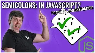 Semicolons in JavaScript: A Practical Demonstration (from NodeJS at Work #58)