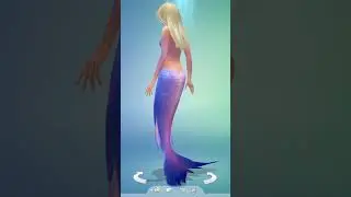 Beautiful Mermaid transition #thesims4 #sims4 #mermaid #siren