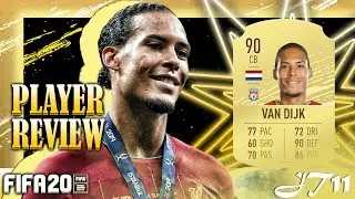 FIFA 20 VIRGIL VAN DIJK 90 PLAYER REVIEW