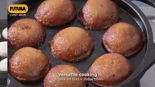 Hawkins Futura Cast Iron Appe Pan Review & Demo #youtubeshorts #shorts