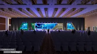 ICDM event walkthrough | #twinmotion #3d #3dmax #animation #exhibitiondesign #essamsoliman