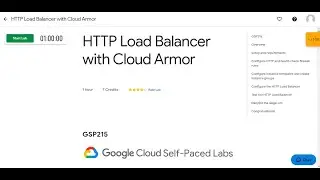 Qwiklabs-HTTP load balancer with cloud armor