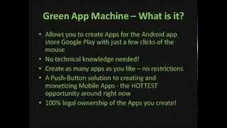 Green App Machine Review