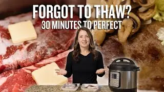 Forgot to Thaw Steak? Perfect Instant Pot Frozen Steak in 30 Minutes