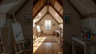 Old Attic to Beautiful Art Studio | Satisfying Timelapse Therapy
