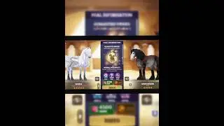Breeding a pegasus in Star Equestrian 🤗❤️🥰