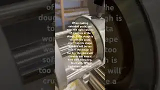 Making extruded pasta #food #pastamakers #pasta #pastaextruder