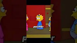 Maggie&rsquo;s pacifier was taken away. #thesimpsons #simpsons #foryou #cartoon #love