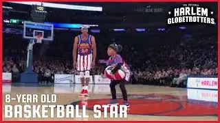 8-year Old WOWS on the Court! | Harlem Globetrotters