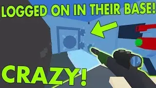 LOGGED ON IN THEIR LOOT ROOM! 🔥 SURPRISE BASE RAID! ( Unturned Vanilla Base Raid )