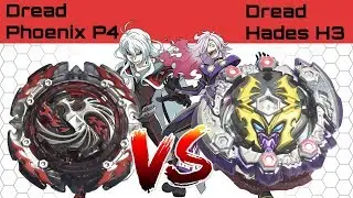 Dread Phoenix P4 vs Dread Hades H3 - Beyblade Burst Battle!