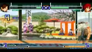 Kof2002 Combo video - Kyo Kusanagi Combo-01 (13 hits) 70% damage