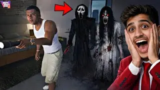 Franklin Hunting Scary Ghosts in GTA 5 | (GTA 5 mods)😱