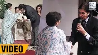 When Amitabh Bachchan KISSED A Journalist In Public WATCH VIDEO | Lehren Diaries
