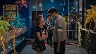 Brooks ( Noah Centineo) and Celia ( Laura Marano) kissing scene- the perfect date movie 2019