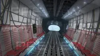3D Model Cargo plane interior at 3DExport.com
