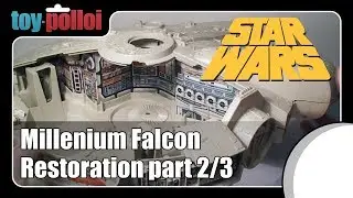 Vintage Star Wars Millennium Falcon restoration Part 2