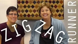 Moda Candies ZigZag Runner : Easy Quilting with Precuts!