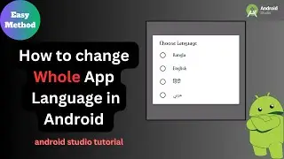 How to support multiple languge in your android app|| Android studio tutorial