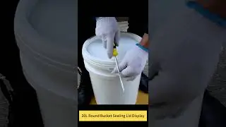 🛍️Plastic Buckets: Sealing & Unsealing Demo | China Factory Wholesale & Custom Bulk Orders!🚚