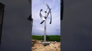 5kw on grid vertical turbines wind energy system