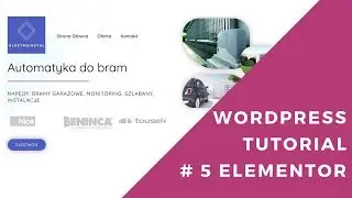 #5 WordPress Elementor Tutorial. How to Make a Header Like This