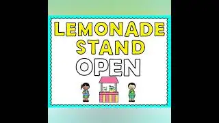 SUMMER STAND Dramatic Play - Ice Cream Shop, Lemonade Stand, and Snow Cone Stand