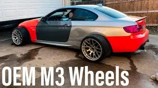 OEM M3 ZCP WHEELS ON A BMW 335i(AGRESSIVE)
