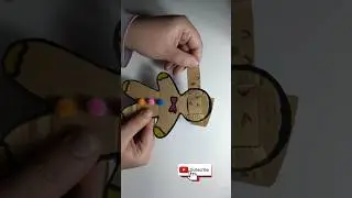 Kids love this 😍Changeable Face Gingerbread Man #diy #kidscrafts