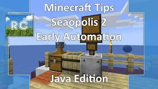 Minecraft Tips: Seaopolis 2 Early Dirt Automation