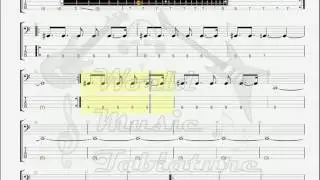Deftones   Knife Party BASS GUITAR TAB
