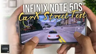Infinix Note 50s Mediatek Dimensity 7300 Ultimate Car X Street Gaming Test
