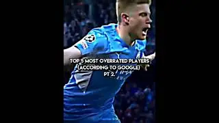 Top 5 most overrated footballers(according to google) pt 2.