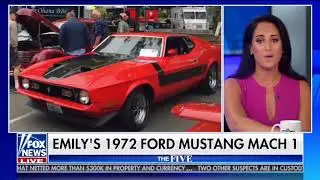 Emily Compagno on The Five August 31 2018 Talking About Her 1972 Mustang Mach 1