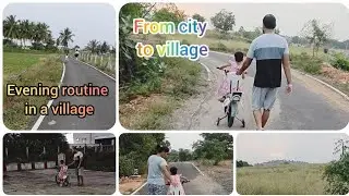 A Slow and Peaceful Evening Routine:Cycling at Sunset | Golden Hour Ride🌟nature's beauty
