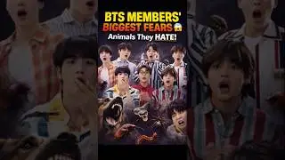 BTS Members & The Animals They Hate 😱 #bts #btsarmy #kpop