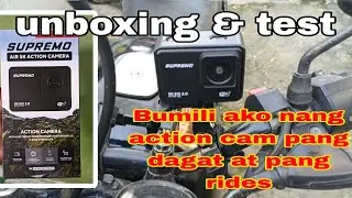unboxing & stabilization test - supremo air 5k action camera