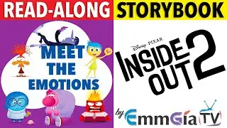 Inside Out 2 Read Along Storybook for Kids 📚 Meet the Emotions