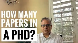 How many papers in a PhD?